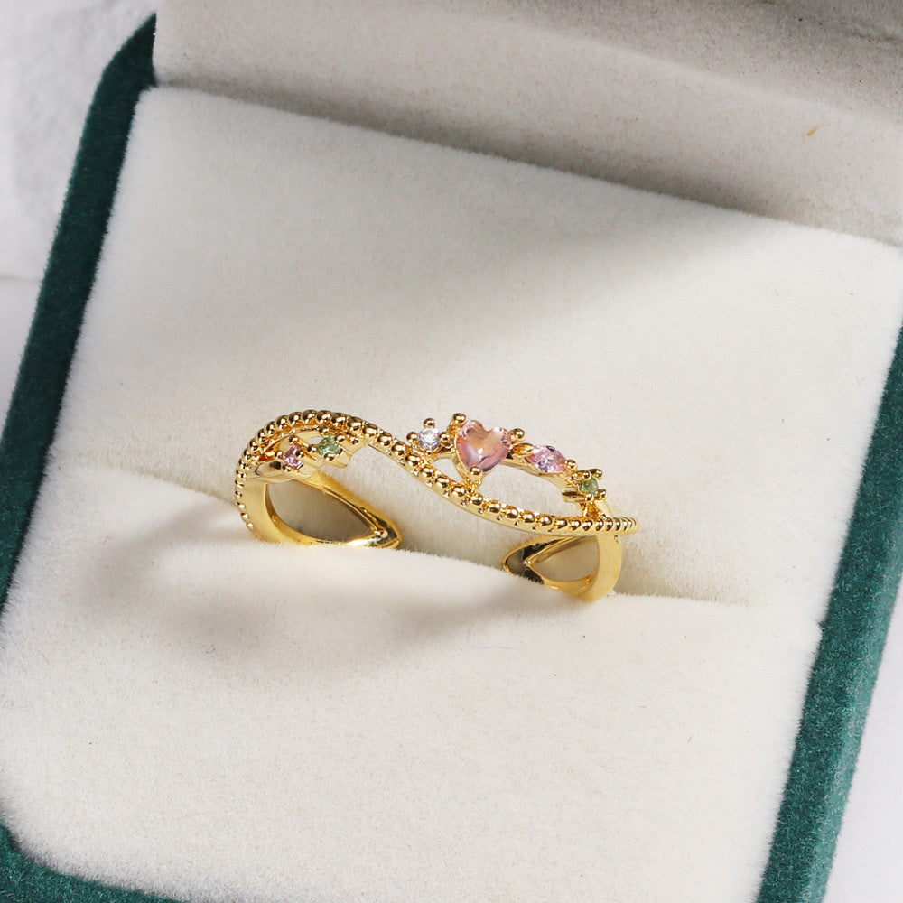 25 STYLES OF DREAMY SPARKLING ZIRCON -【RING】