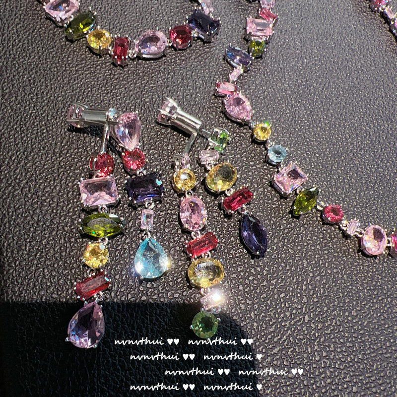 VIBRANT COLORFUL GEMSTONE -【BRACELET/RING/EARRINGS/NECKLACE/SET】