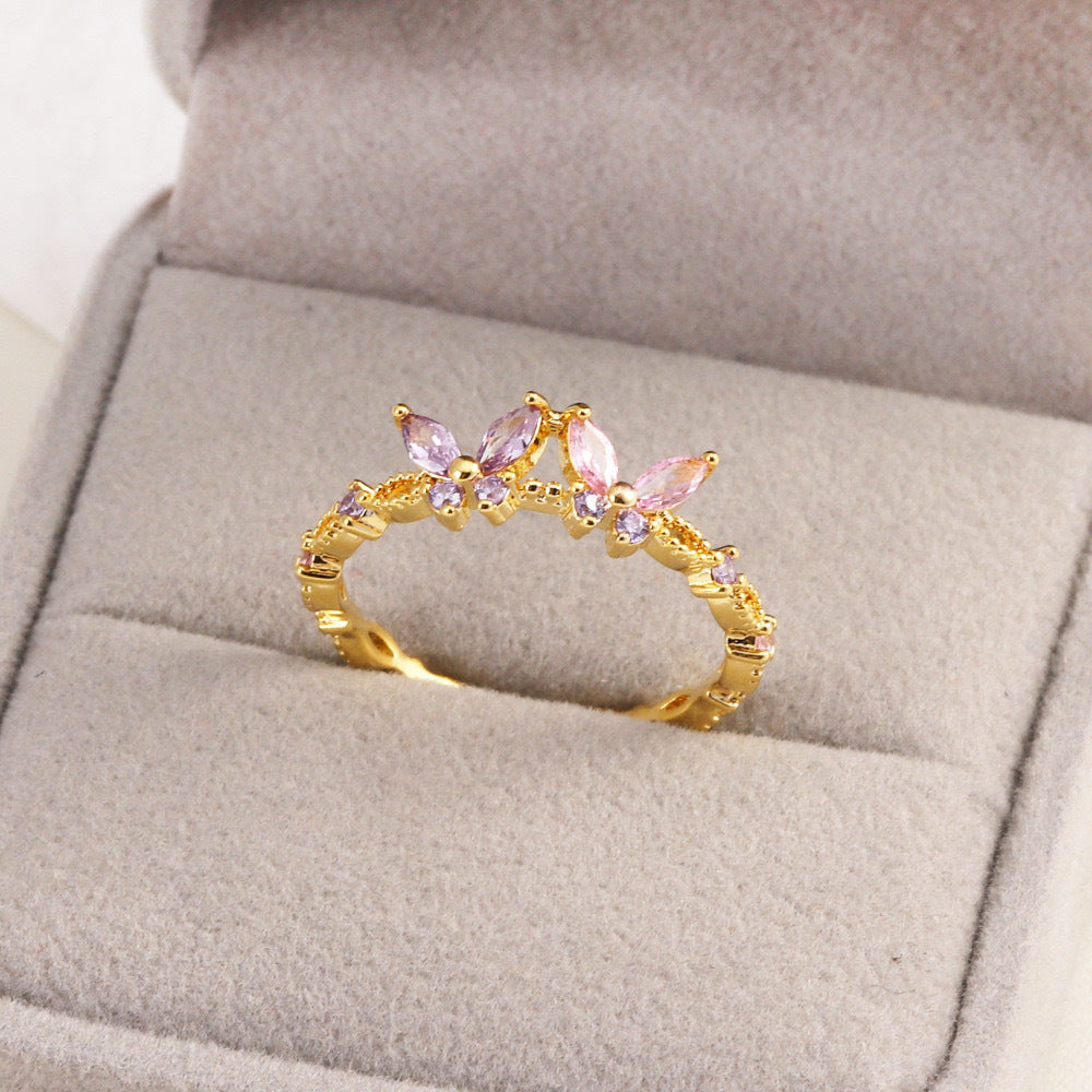 25 STYLES OF DREAMY SPARKLING ZIRCON -【RING】