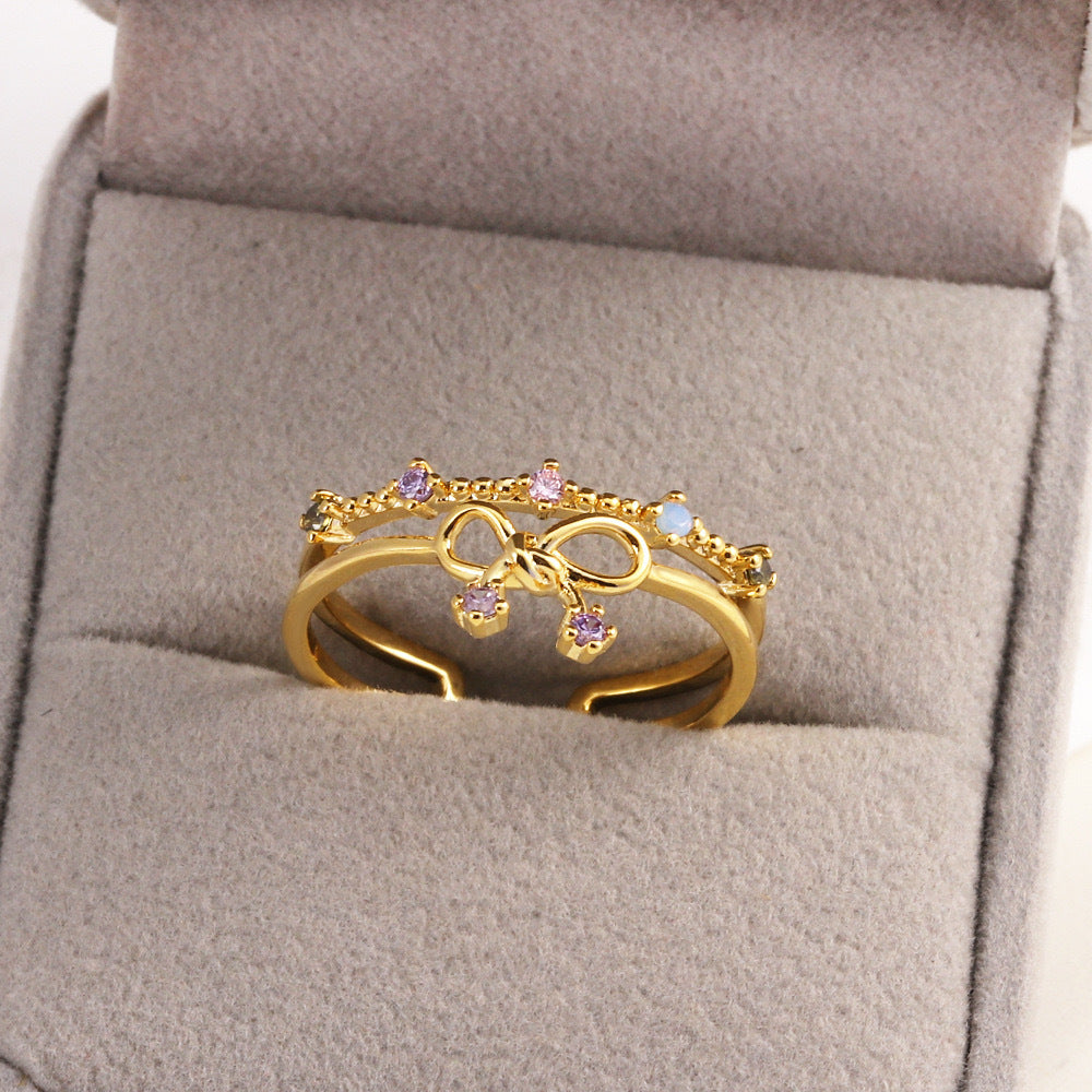 25 STYLES OF DREAMY SPARKLING ZIRCON -【RING】