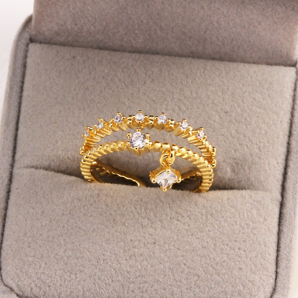 25 STYLES OF DREAMY SPARKLING ZIRCON -【RING】