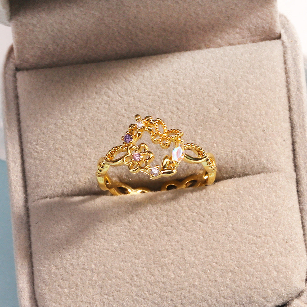 25 STYLES OF DREAMY SPARKLING ZIRCON -【RING】