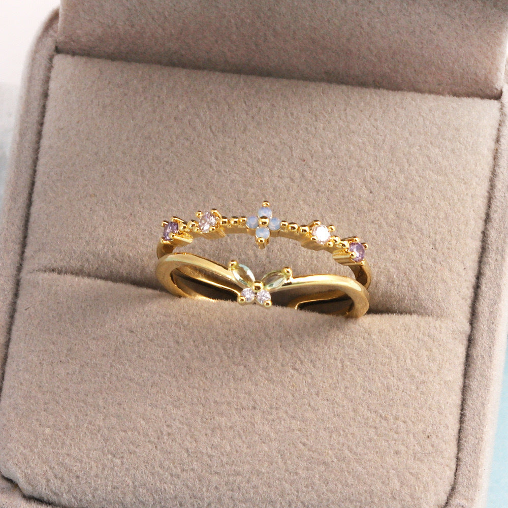 25 STYLES OF DREAMY SPARKLING ZIRCON -【RING】