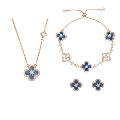 BLUE GOLD SAKURA -【BRACELET/EARRINGS/NECKLACE/SET】