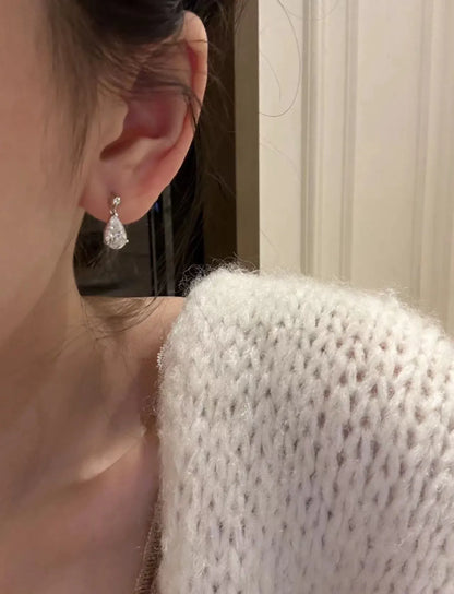 DROP DIAMOND - 【EARRINGS/NECKLACE】| 925 SILVER