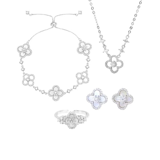 SILVER SAKURA -【BRACELET/RING/EARRINGS/NECKLACE/SET】