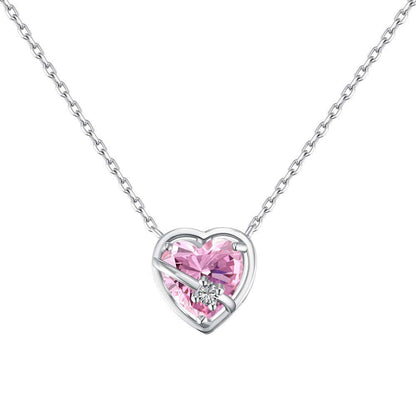 HEART ZIRCONIA -【NECKLACE】| 925 SILVER