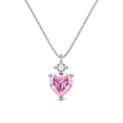 HEART ZIRCONIA -【NECKLACE】| 925 SILVER
