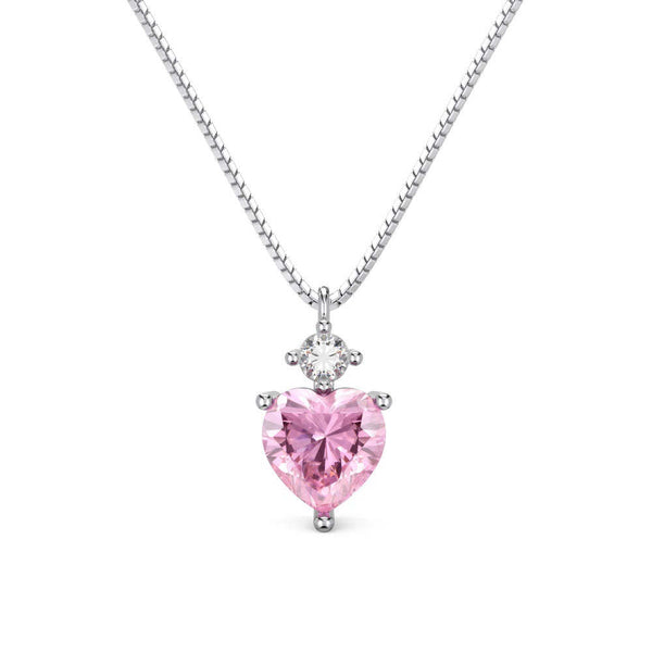 HEART ZIRCONIA -【NECKLACE】| 925 SILVER