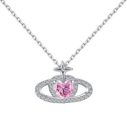 HEART ZIRCONIA -【NECKLACE】| 925 SILVER