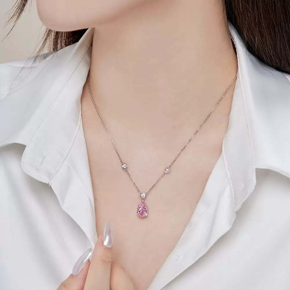 OVAL DIAMOND LOVE -【NECKLACE】