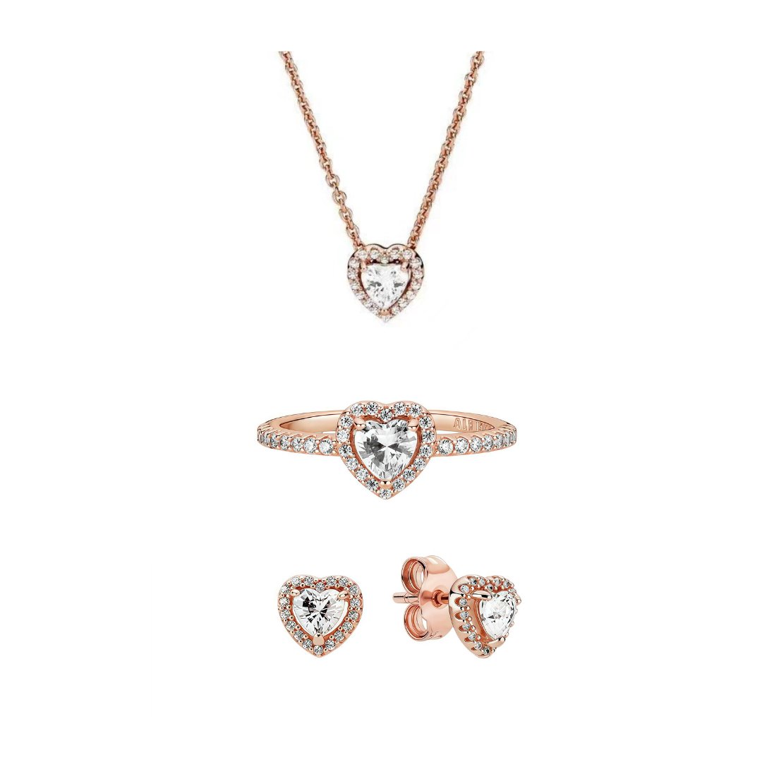 GOLD HEART -【NECKLACE/RING/EARRINGS/SET】| S925 SILVER