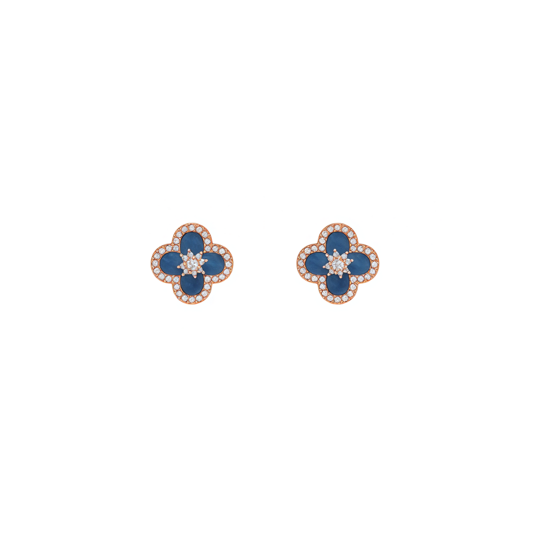 BLUE GOLD SAKURA -【BRACELET/EARRINGS/NECKLACE/SET】