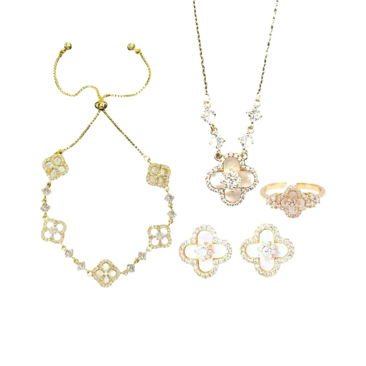 GOLD SAKURA -【BRACELET/RING/EARRINGS/NECKLACE/SET】