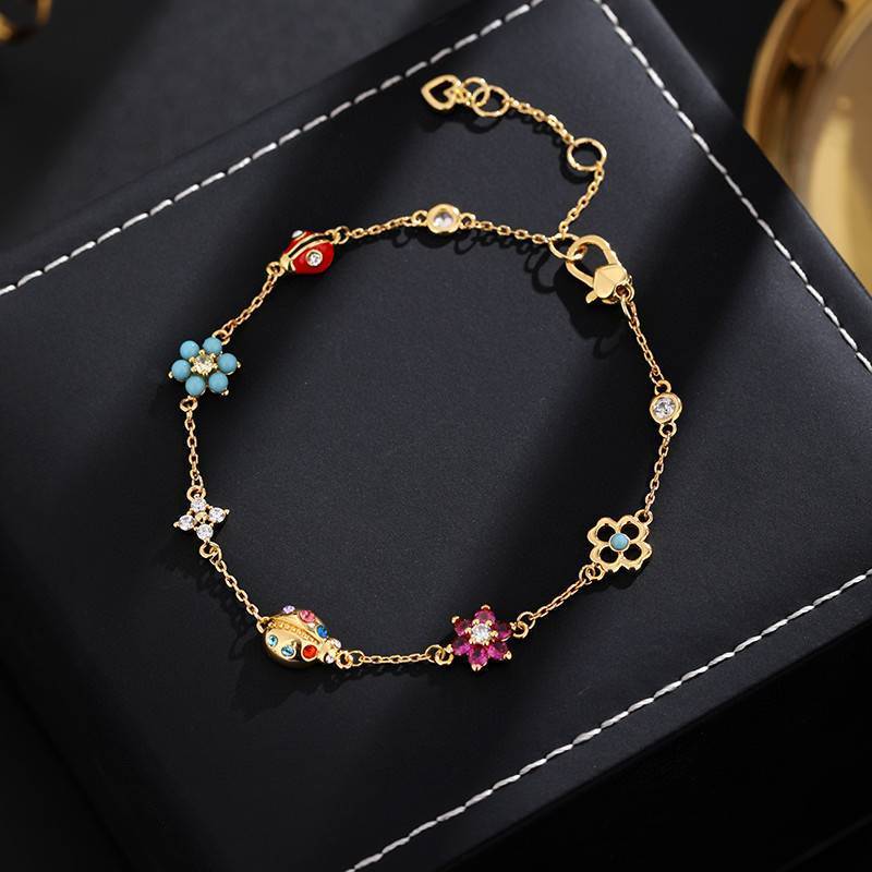 LADYBUG & FLOWER - 【BRACELET/NECKLACE】