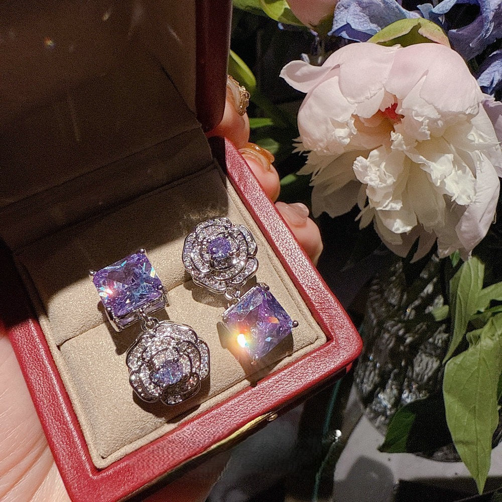 ROSE PINK GEMSTONE - NECKLACE/BRACELET/EARRINGS/SET