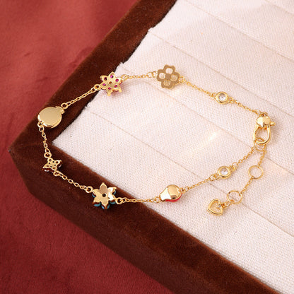LADYBUG & FLOWER - 【BRACELET/NECKLACE】