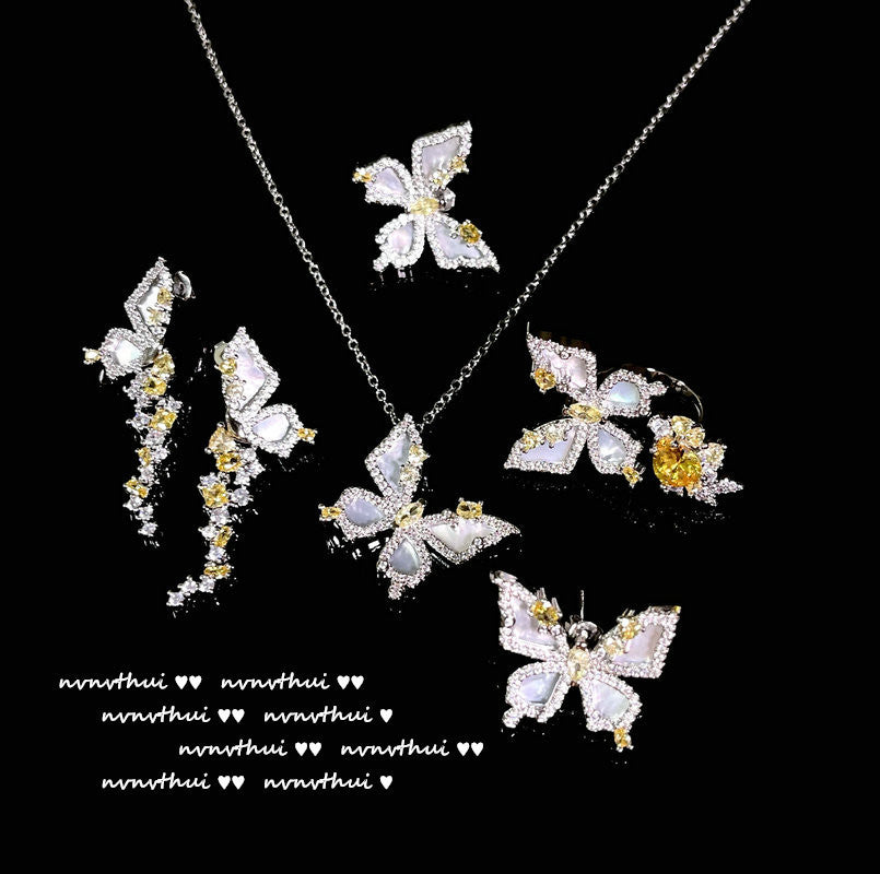 TOPAZ BUTTERFLY -【RING/EARRINGS/NECKLACE/SET】