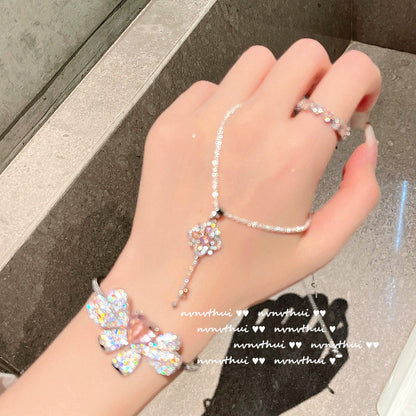 CANDY PINK HEART-【BRACELET/NECKLACE/RING/EARRINGS/SET】