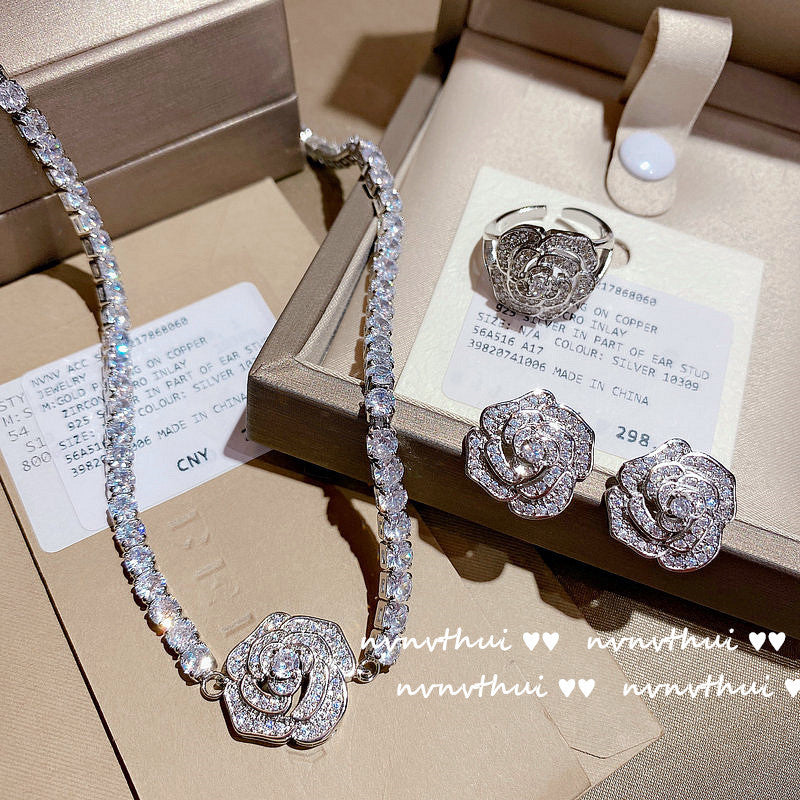 ROSE BLOSSOM -【BRACELET/RING/EARRINGS/NECKLACE/SET】