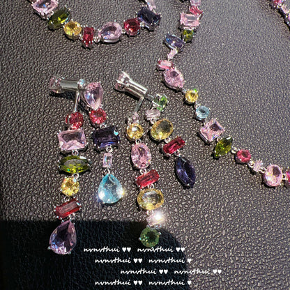 VIBRANT COLORFUL GEMSTONE -【BRACELET/RING/EARRINGS/NECKLACE/SET】