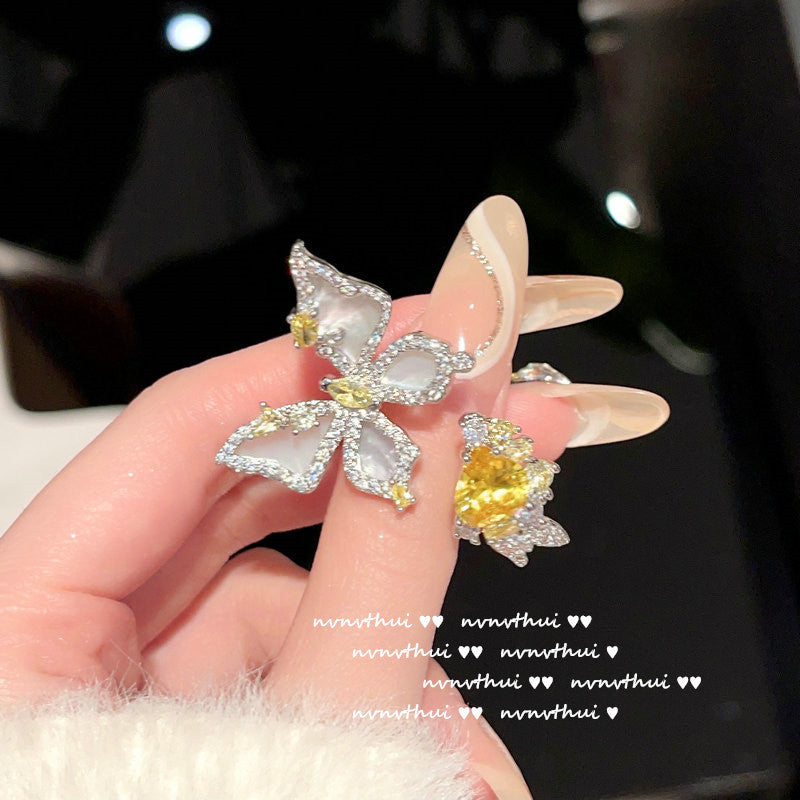 TOPAZ BUTTERFLY -【RING/EARRINGS/NECKLACE/SET】
