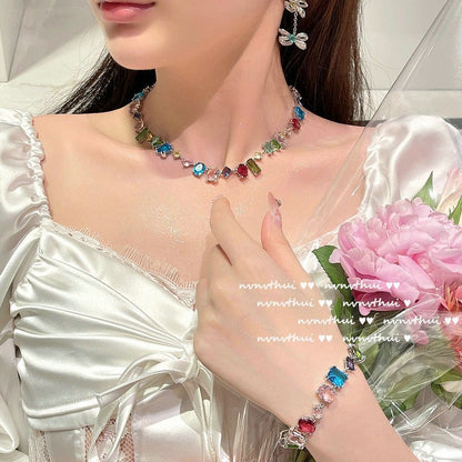 VIBRANT COLORFUL GEMSTONE -【BRACELET/RING/EARRINGS/NECKLACE/SET】