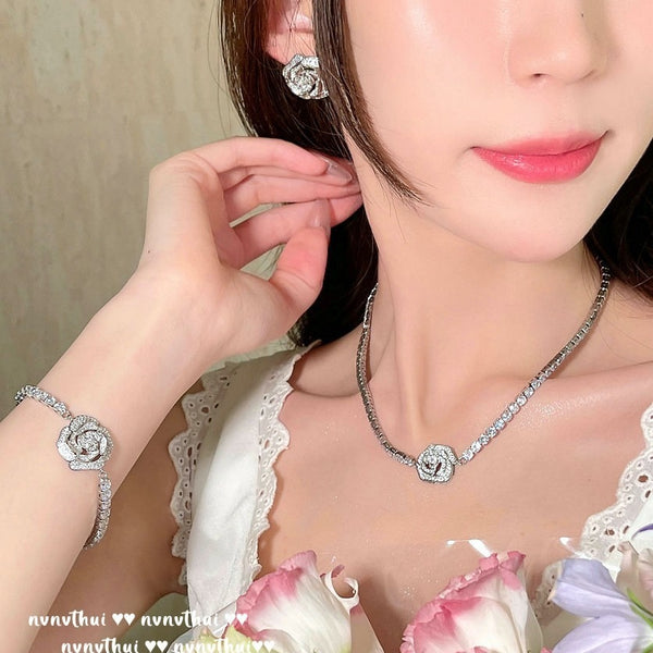 ROSE BLOSSOM -【BRACELET/RING/EARRINGS/NECKLACE/SET】