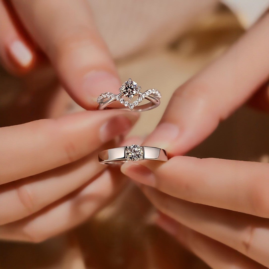 CROWNED LOVE HIS & HERS -【RING】| 925 SILVER