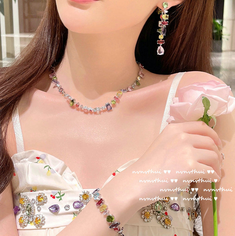 GARDEN RAINBOW GEM -【BRACELET/RING/EARRINGS/NECKLACE/SET】