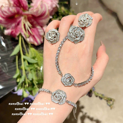 ROSE BLOSSOM -【BRACELET/RING/EARRINGS/NECKLACE/SET】