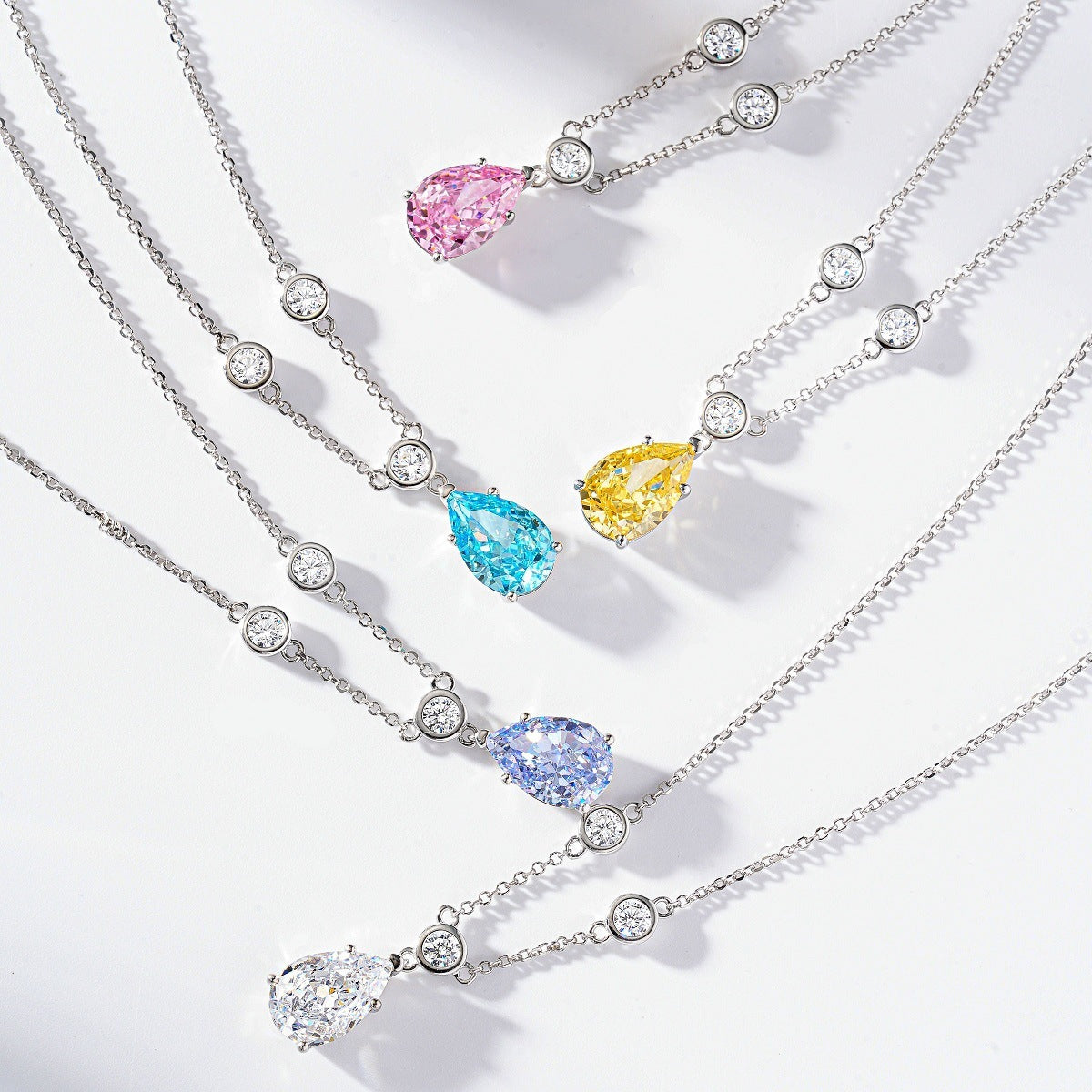 OVAL DIAMOND LOVE -【NECKLACE】