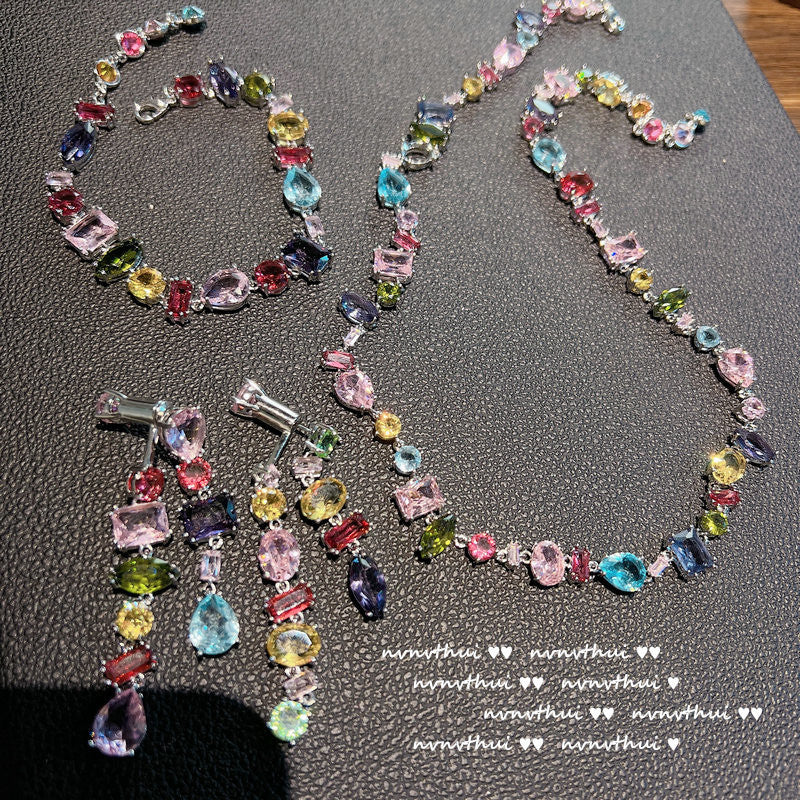 VIBRANT COLORFUL GEMSTONE -【BRACELET/RING/EARRINGS/NECKLACE/SET】