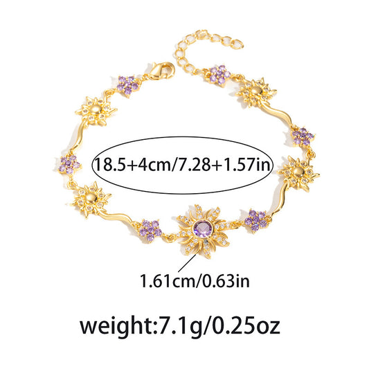 SUN FLOWER -【BRACELET/EARRINGS/NECKLACE/SET】