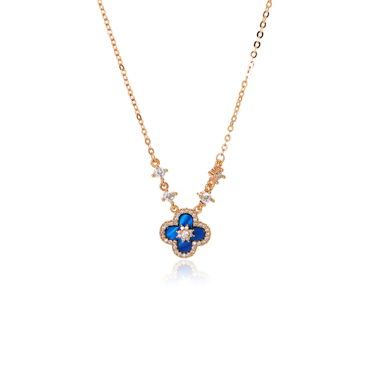 BLUE GOLD SAKURA -【BRACELET/EARRINGS/NECKLACE/SET】