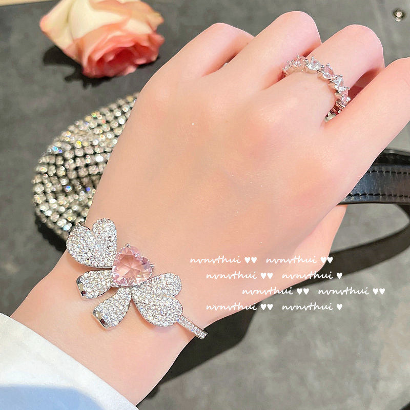 CANDY PINK HEART-【BRACELET/NECKLACE/RING/EARRINGS/SET】