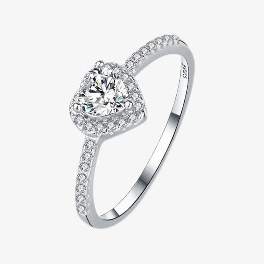 WHITE HEART -【RING/EARRINGS/NECKLACE/SET】