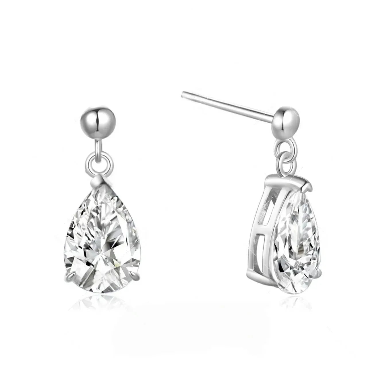 DROP DIAMOND - 【EARRINGS/NECKLACE】| 925 SILVER