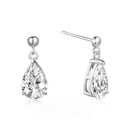 DROP DIAMOND - 【EARRINGS/NECKLACE】| 925 SILVER